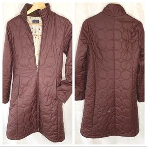 Patagonia Long Quilted MOR Coat Sz XS